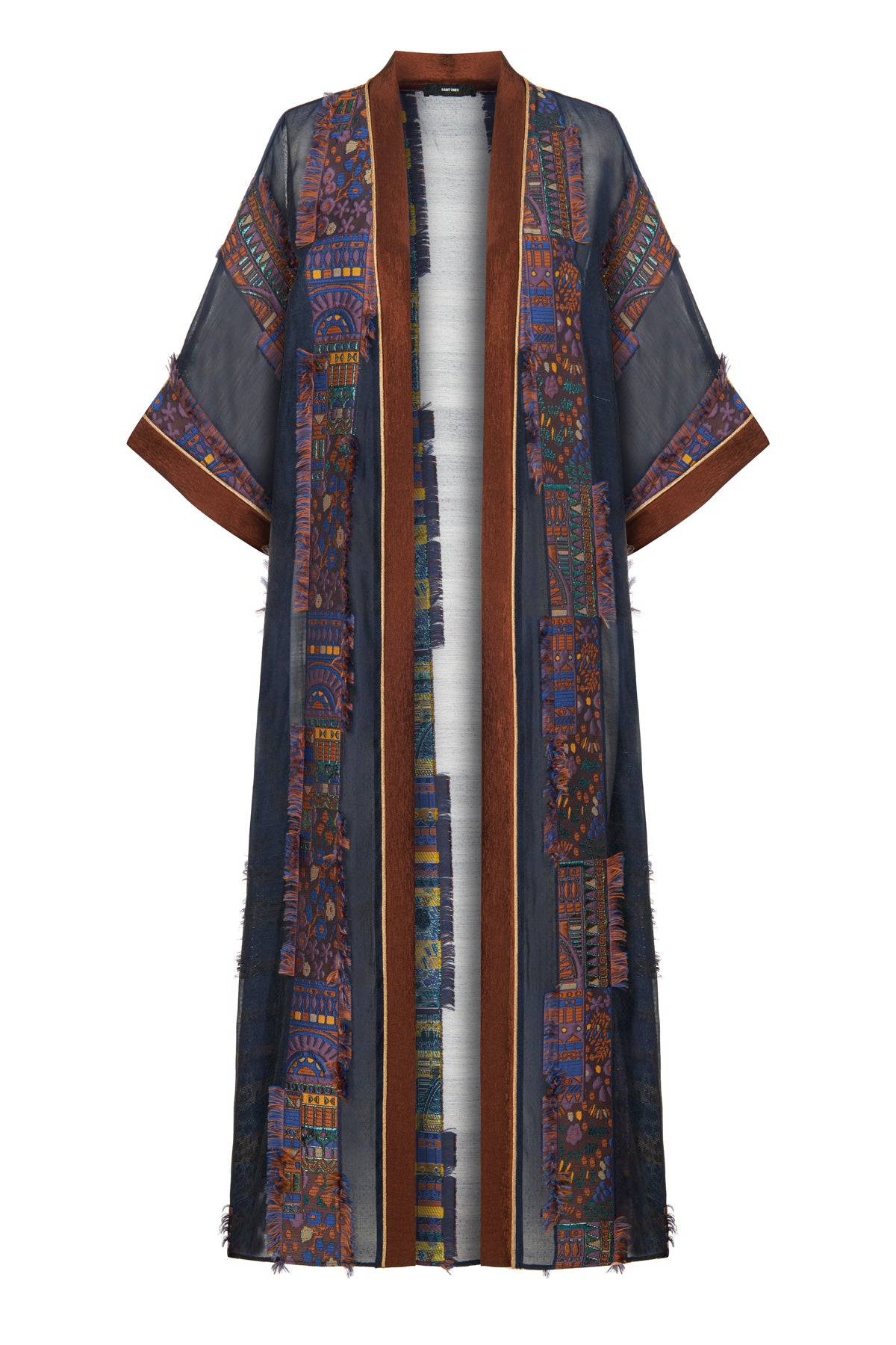 Lacivert Stravine Kimono