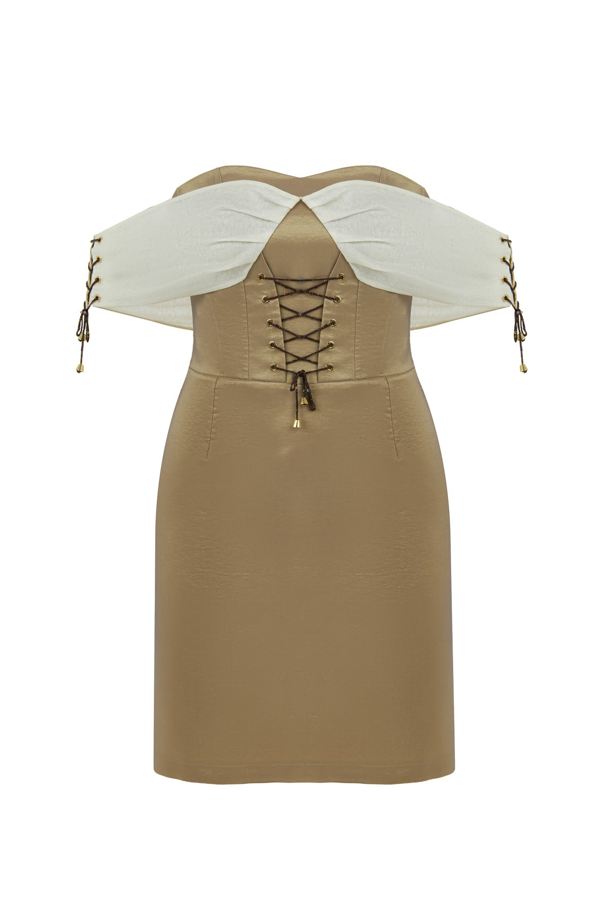 Oasis Sand Mini Elbise