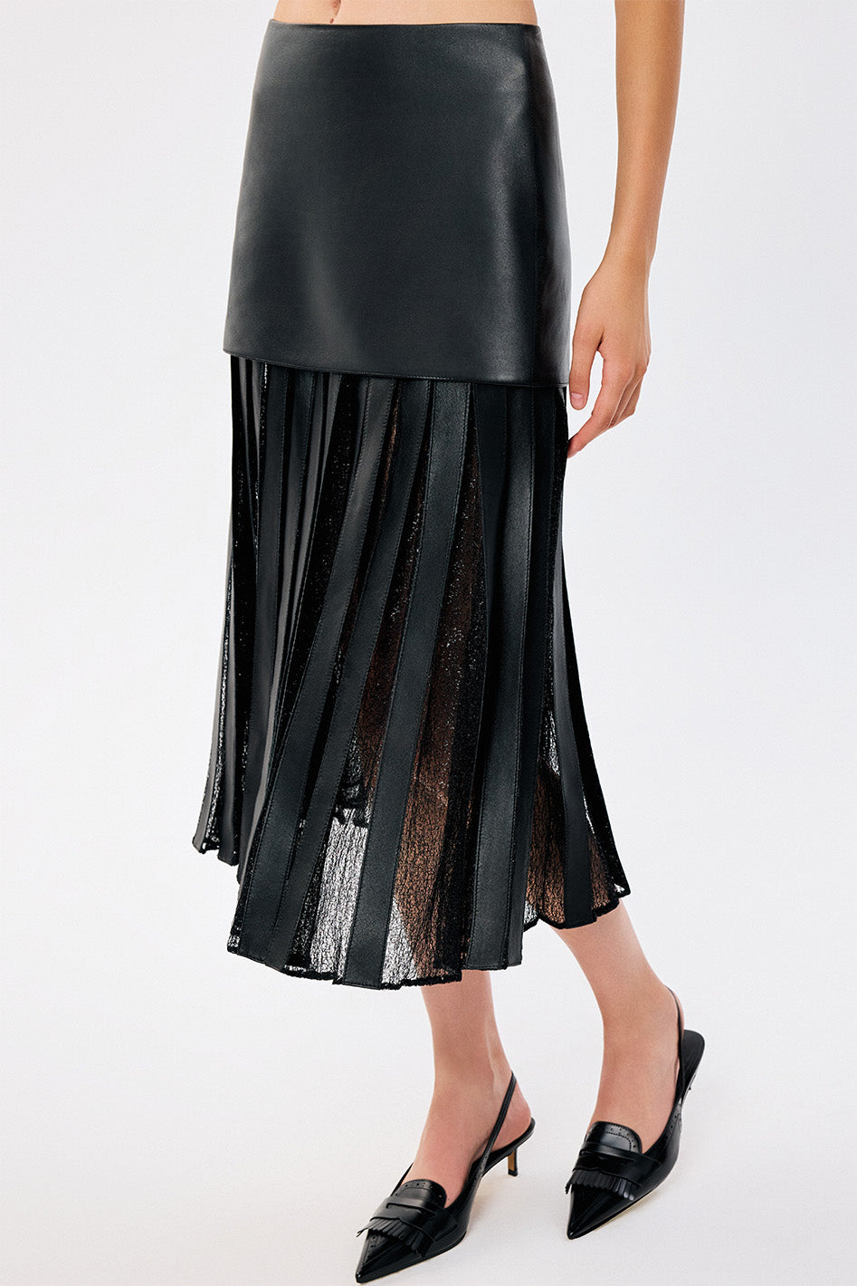 Dakota Leather Skirt