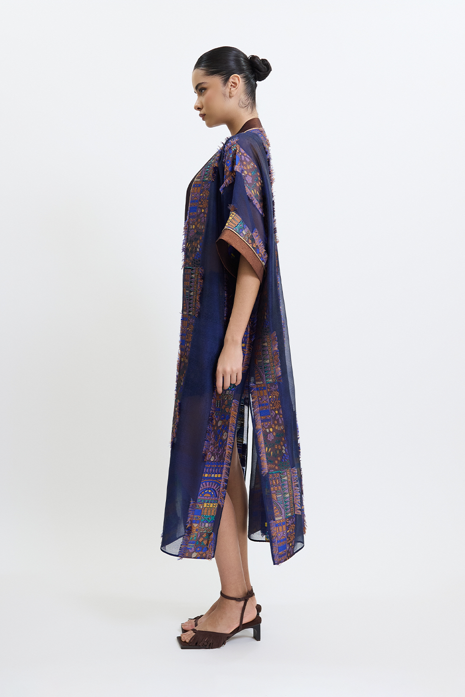 Stravine Kimono in Navy