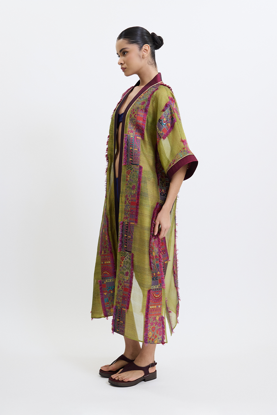 Stravine Kimono in Olive