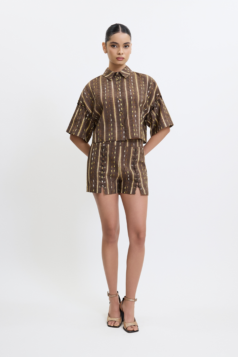 Bravelle Ethnic Shorts