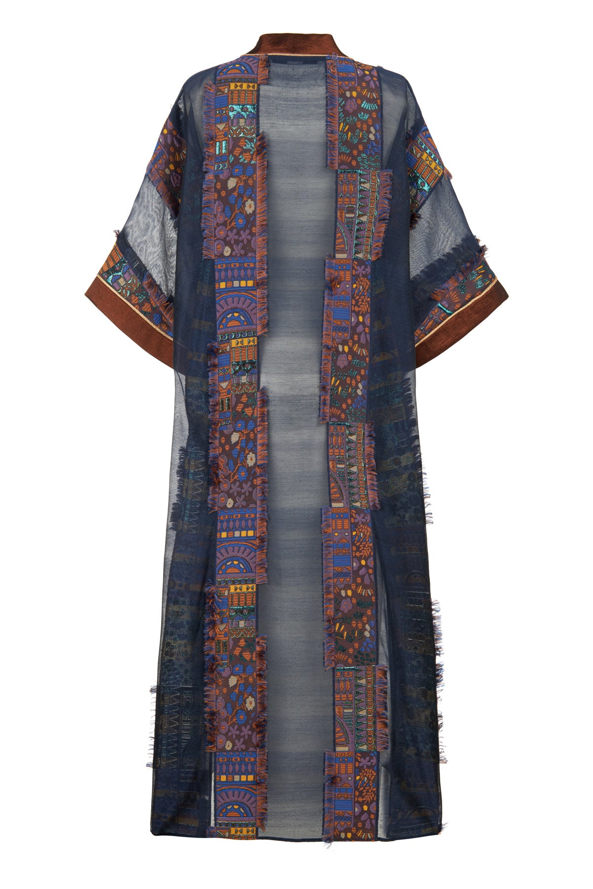 Lacivert Stravine Kimono