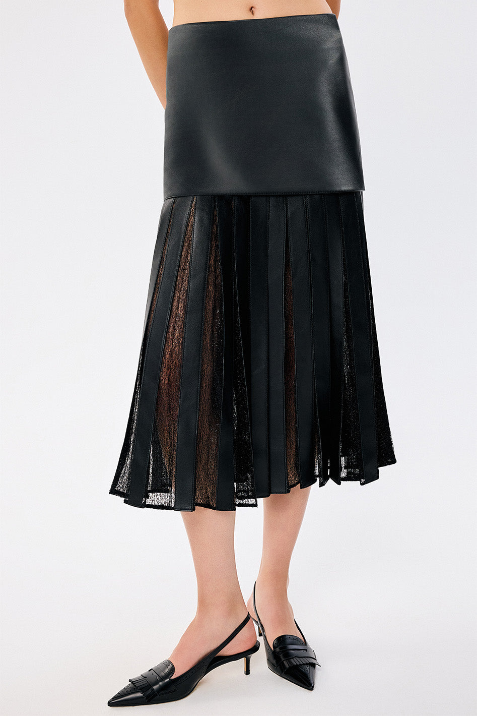 Dakota Faux Leather Skirt