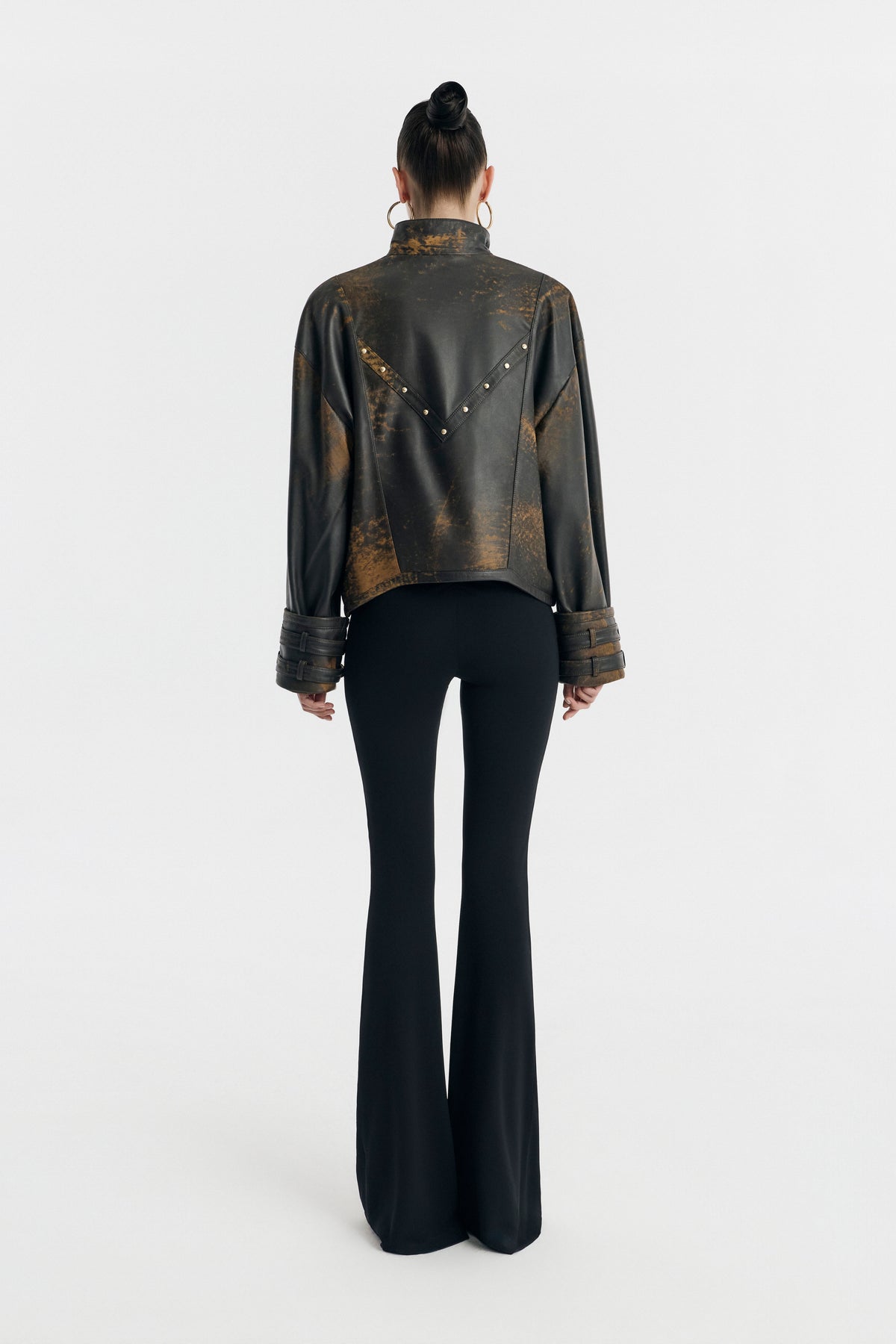 Align Studded Leather Jacket
