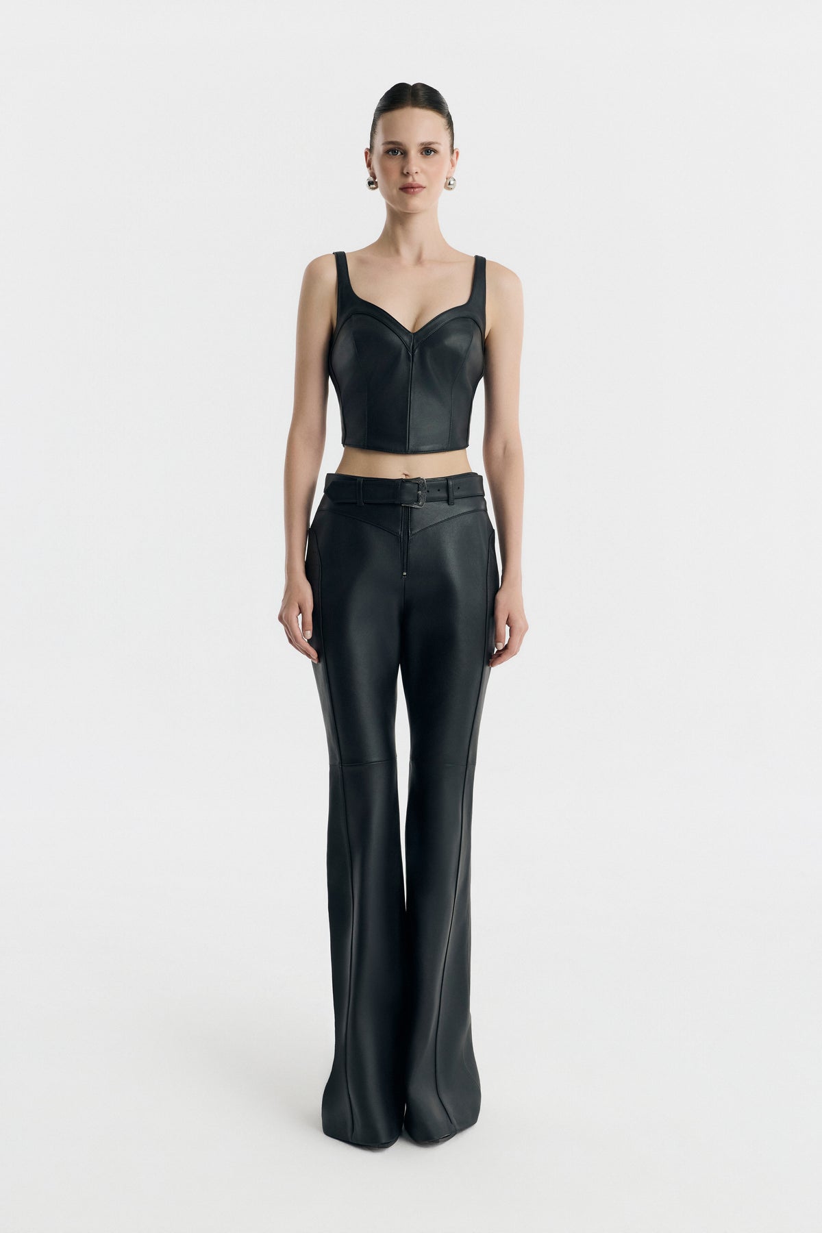 Stride Leather Crop