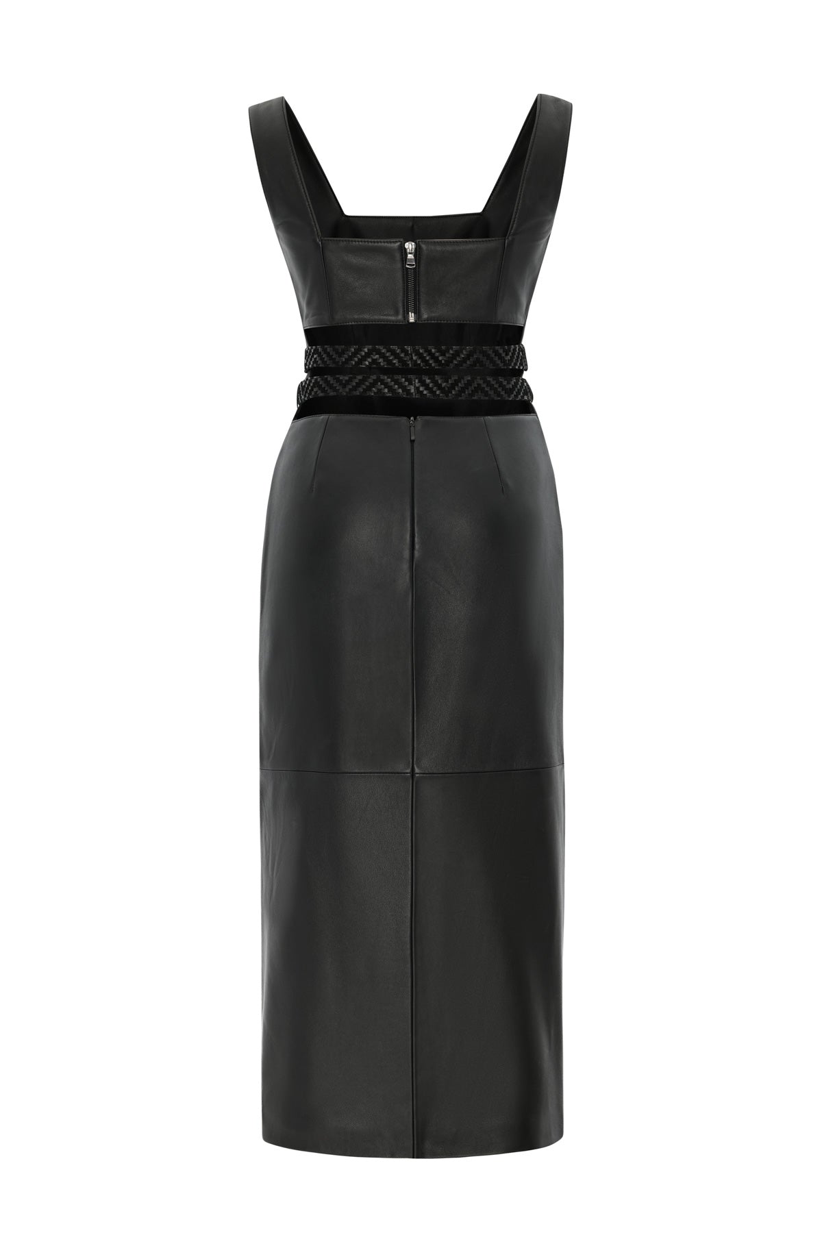 Stride Leather Dress