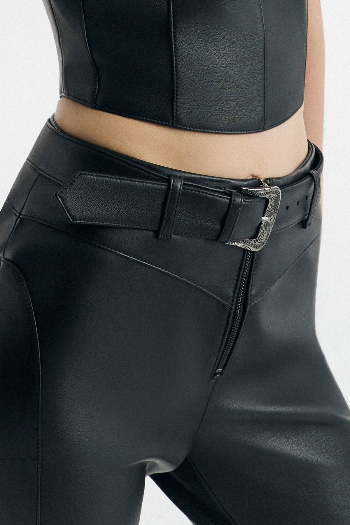 Stride Leather Pants