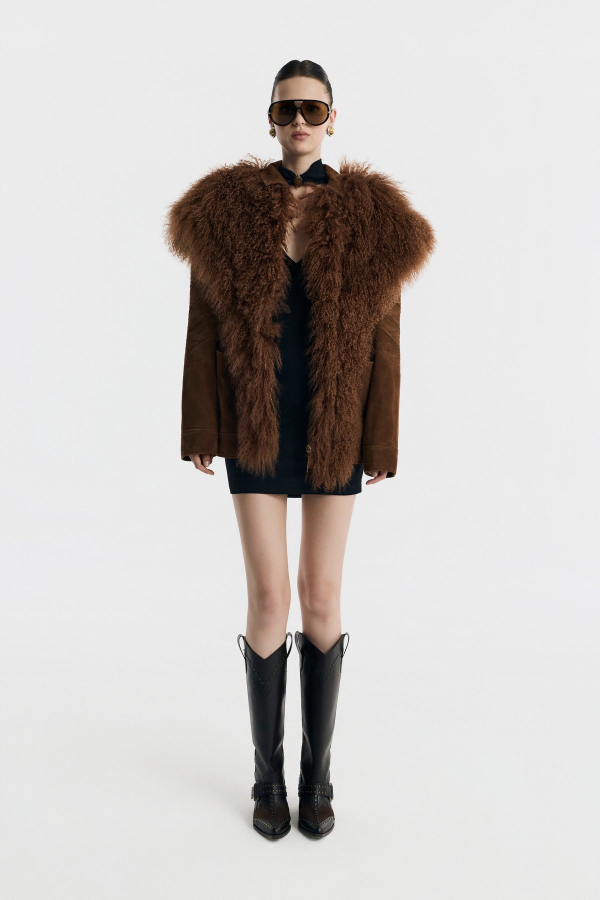 Untamed Suede & Fur 2-Piece Jacket