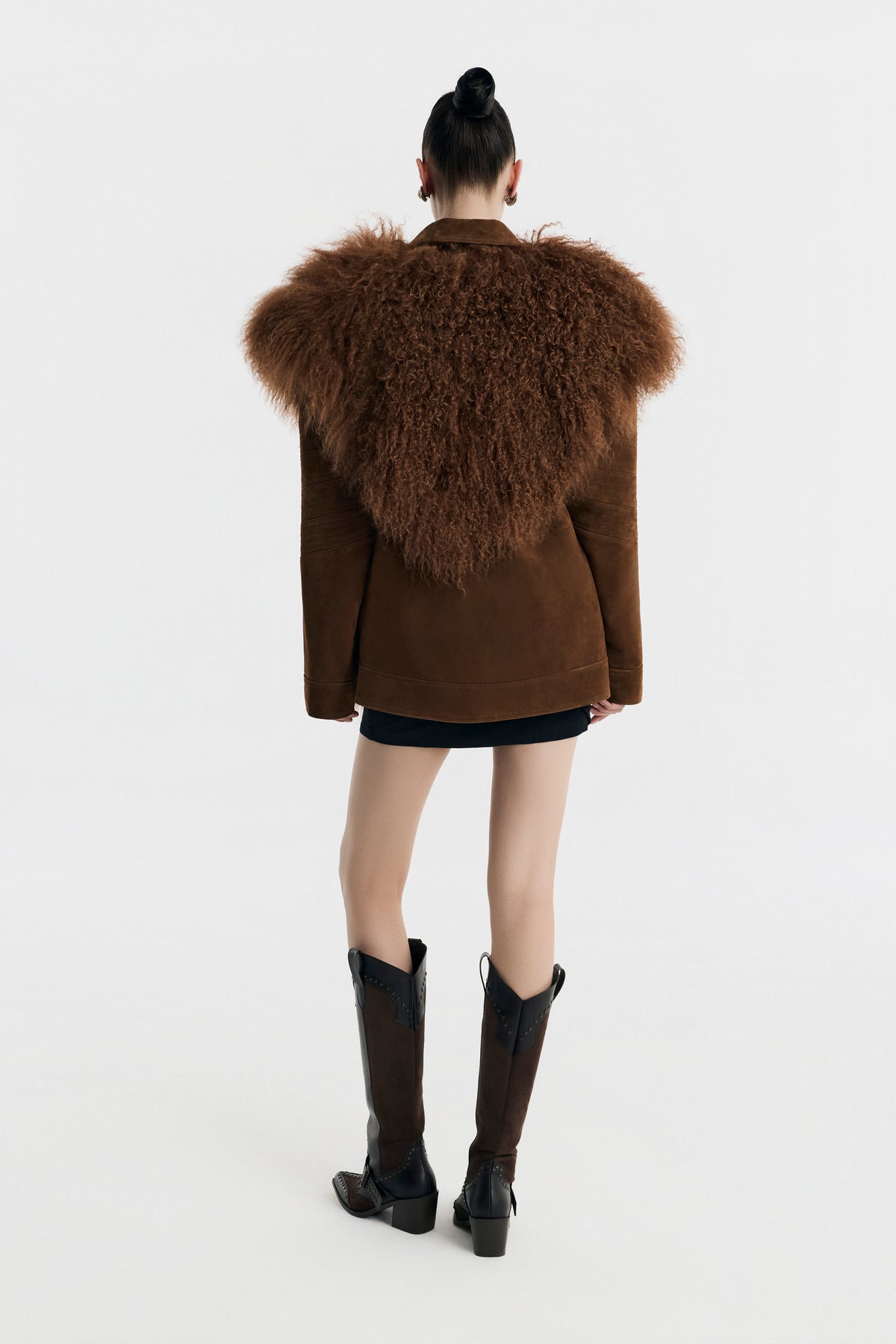 Untamed Suede & Fur 2-Piece Jacket